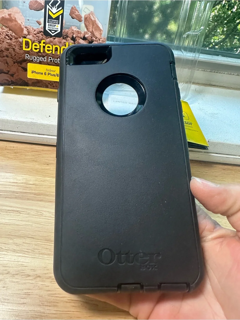 OtterBox defender rugged protection for iPhone 6 Plus and 6S plus black